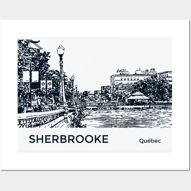 Sherbrooke Quebec Wall Art by Lakeric